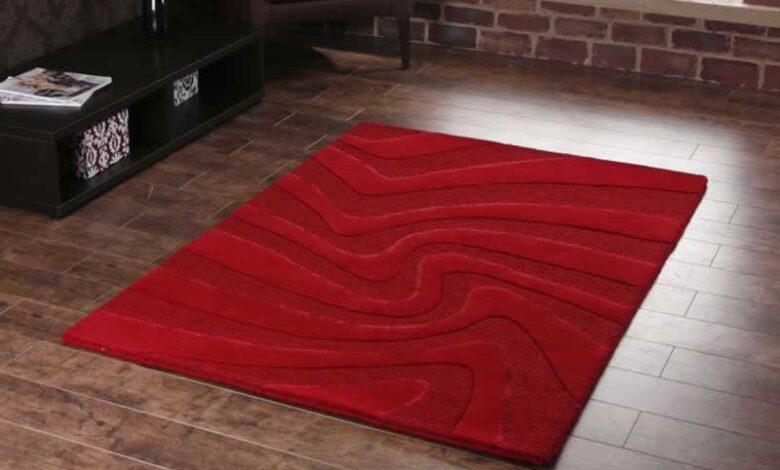 طرح های فرش ماشینی با رنگ بندی قرمز 6
